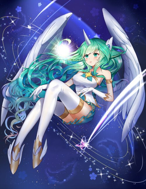  soraka and star guardian soraka league of legends drawn by shorarung sample 1cddac76ff0e3d9905f430a