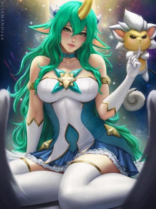  soraka star guardian soraka and shisa league of legends drawn by sciamano240 sample f4e8216e119c77d