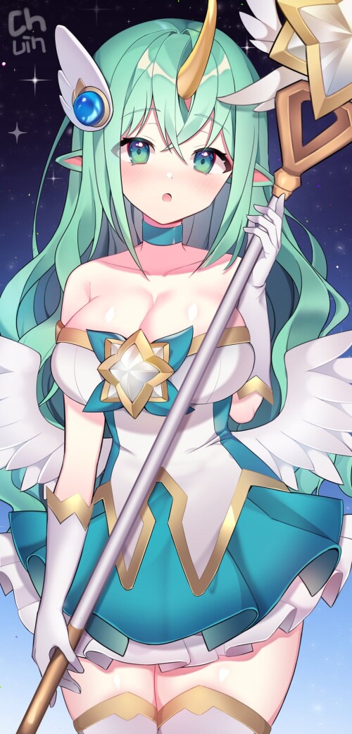  soraka and star guardian soraka league of legends drawn by pelicana sample 74b882764fde744ad2b0414b
