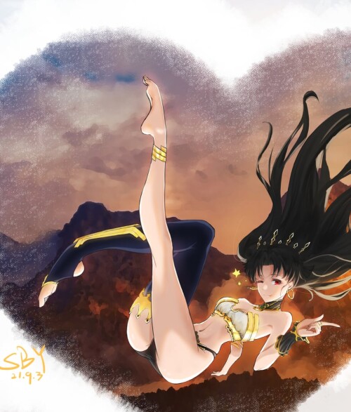  ishtar fate and 1 more drawn by shi boyuan sample 79181edd8ee6ae50bfae0ed36e92936e