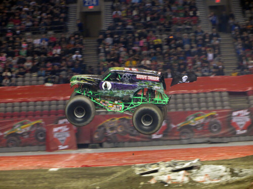 grave digger racking up some air miles 12272485536 l