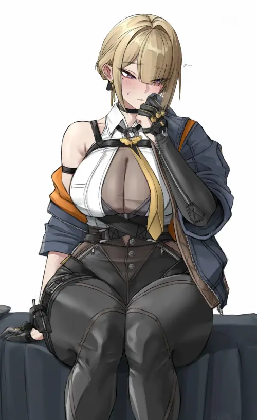 evelyn looks a little strange in wises jacket v0 jcg0bxcl5xag1