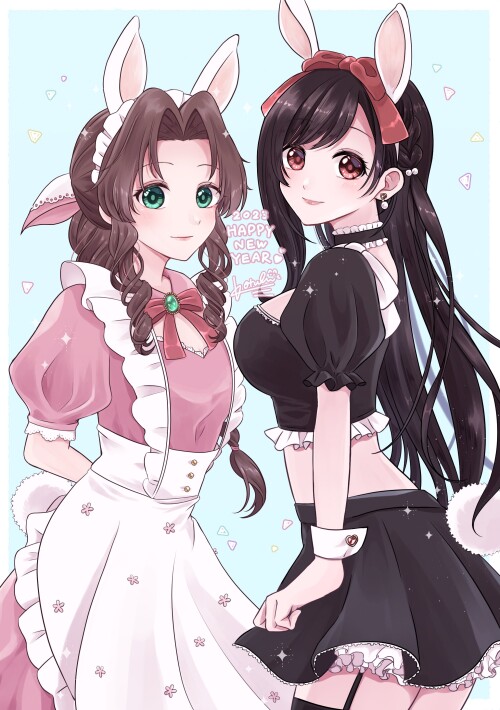Day 128 of Posting Tifa Lockhart (Year of the Rabbit) Art 129 6XBU8ps