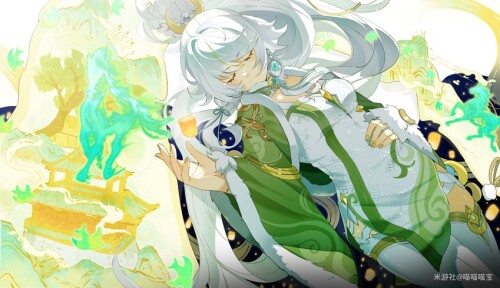  zibai genshin impact drawn by miaomiaomiaobao sample 457eaa691517a2d3f3f71a63e09b5e66