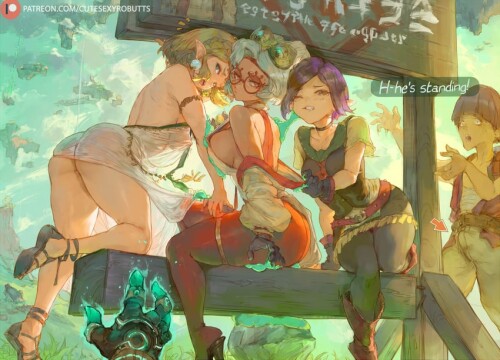  link princess zelda purah violynne and addison the legend of zelda and 1 more drawn by cutesexyrobu
