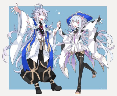  merlin and merlin fate and 1 more drawn by kujiramaru sample 13fd3d63b8efe2672cf94233b91933e2