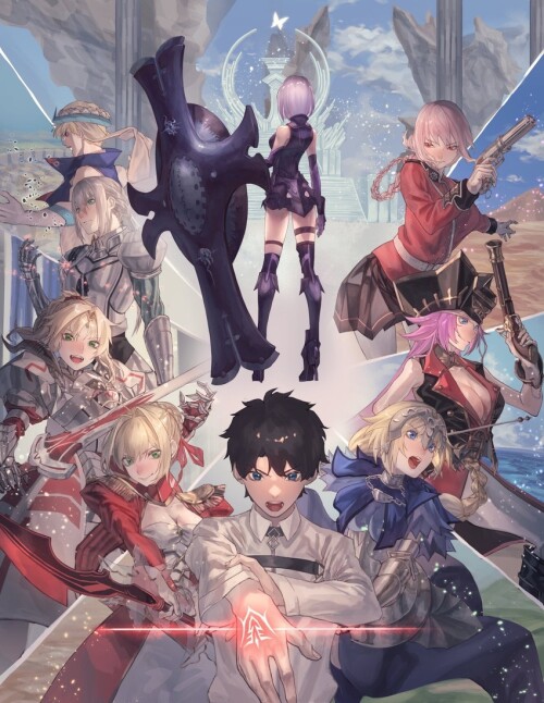  mash kyrielight fujimaru ritsuka nero claudius jeanne d arc gilgamesh and 8 more fate and 3 more dr
