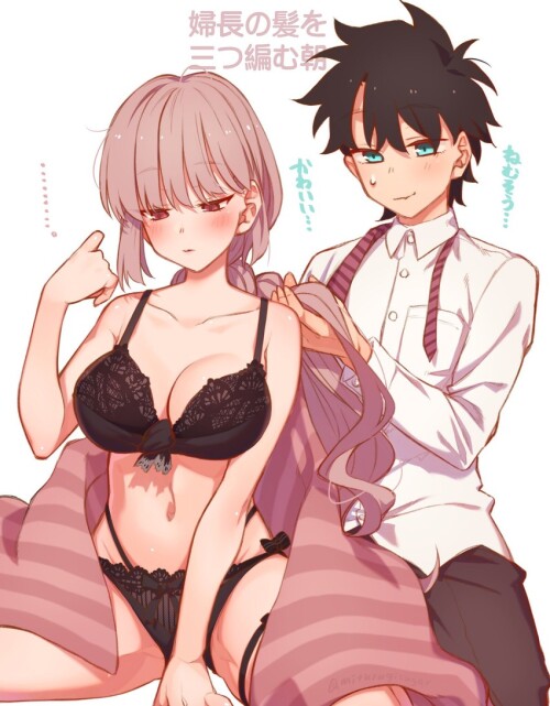  fujimaru ritsuka and florence nightingale fate and 1 more drawn by mitsurugi sugar sample ca58804e2