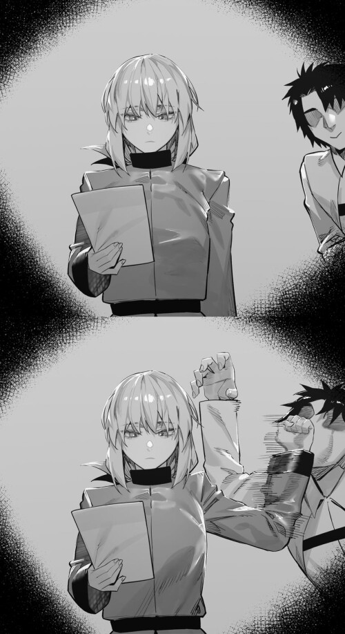  fujimaru ritsuka and florence nightingale fate and 1 more drawn by hxd sample 5ab51b67bdc59bd1a54c0