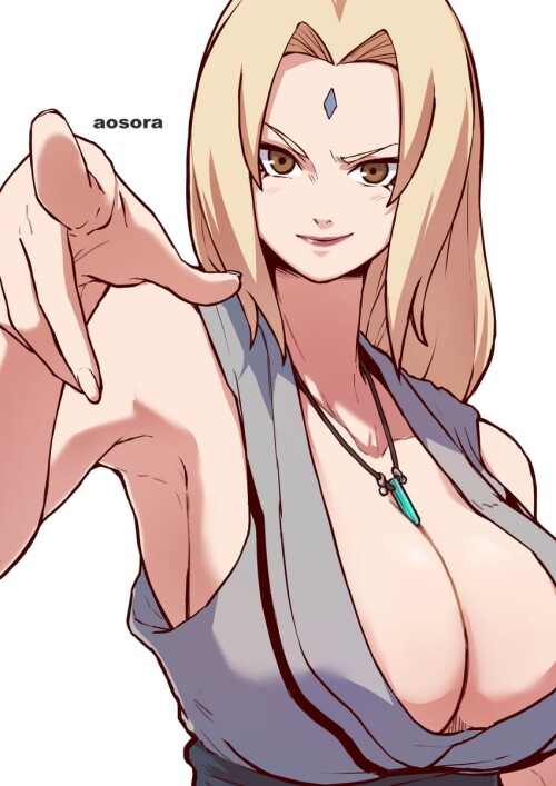  tsunade naruto and 1 more drawn by aosora2823 sample e7ff734030713b9150d2cef29f4bc7b2