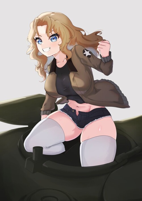  kay girls und panzer drawn by tenpura32200 sample b5f5986c32f2096a706c619d108ee11e