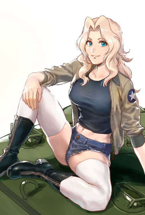  kay girls und panzer drawn by azasuke sample afa74434aae13ffc0409fe39dd1d0c99