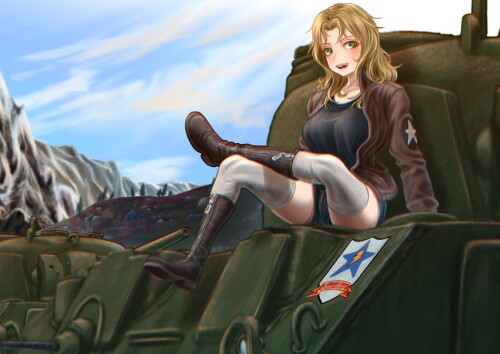  kay girls und panzer drawn by tigern tigern28502735 sample 1a3bdb9a6fec5379e097bf2e691e8803