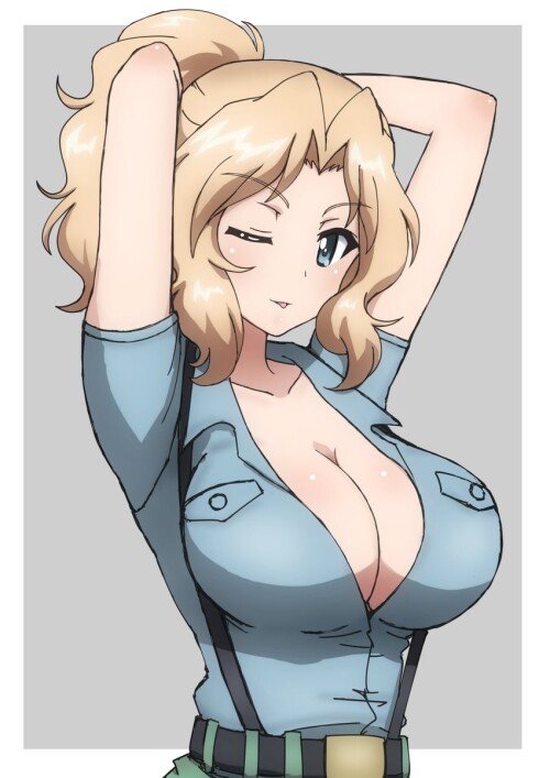  kay girls und panzer drawn by bukkuri sample 75e00dc7c4d01507b9ba58061026c47d