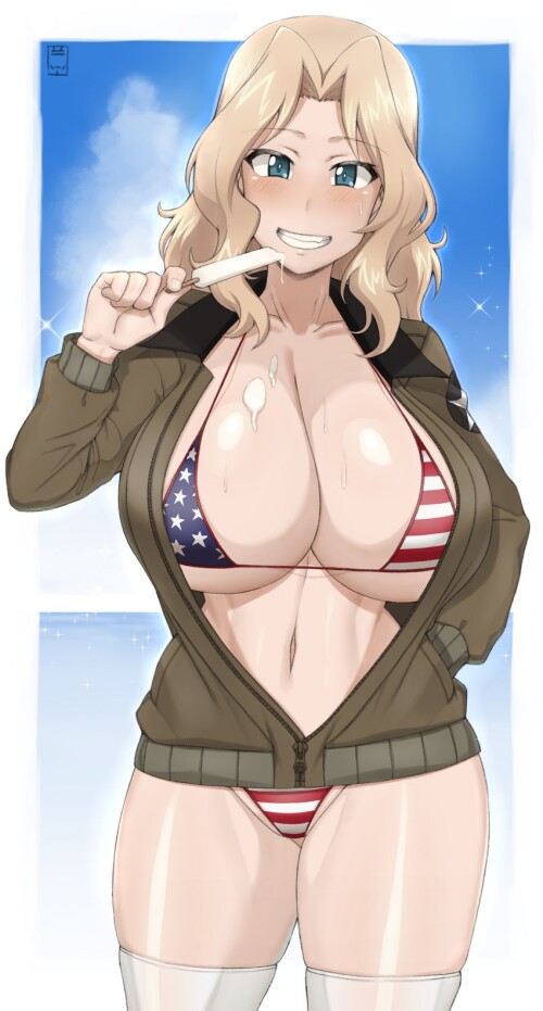  kay girls und panzer drawn by handplug sample 97e6b6db07551da12530faf5864a317b