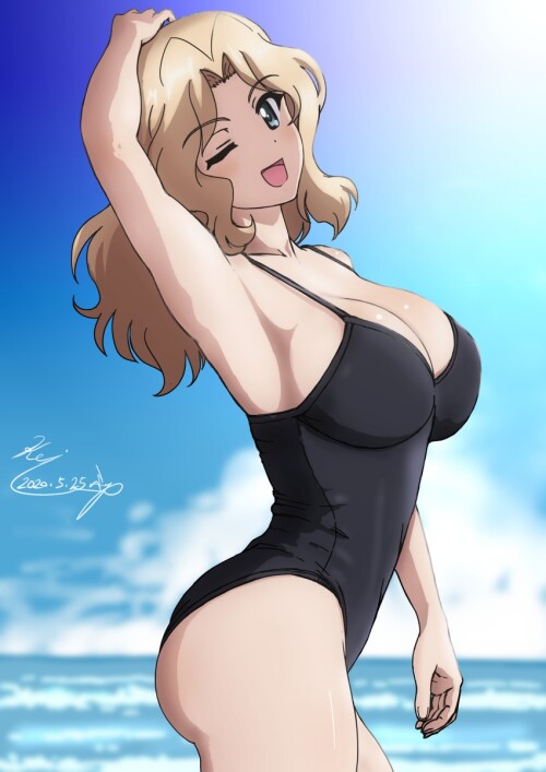  kay girls und panzer drawn by bukkuri sample 0aa2df91f62a9203564988883404cd1f