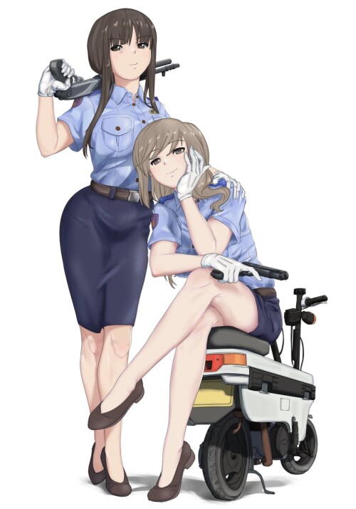  nishizumi shiho and shimada chiyo girls und panzer and 1 more drawn by huaronanago sample e5733de61