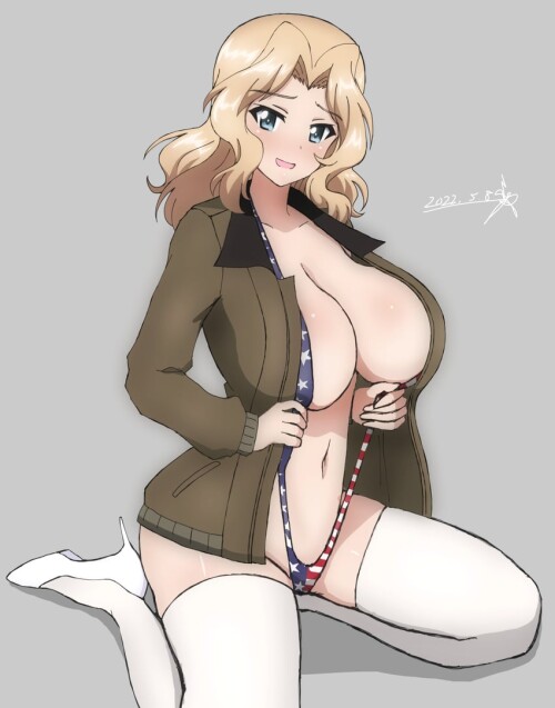 kay girls und panzer drawn by bukkuri sample 3c5a42d4afed9a895fc5149a896dd683