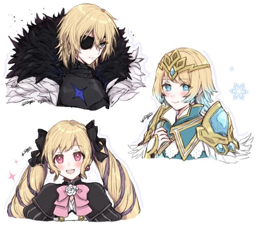  dimitri alexandre blaiddyd elise and fjorm fire emblem and 3 more drawn by misato hao sample b9ca9b