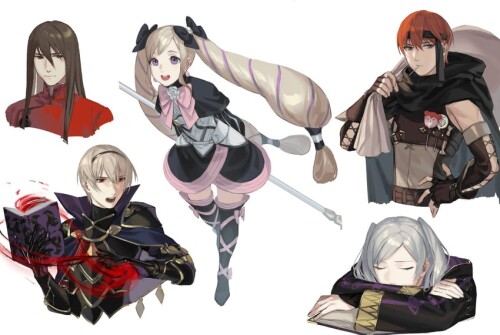  robin robin elise leo gaius and 1 more fire emblem and 1 more drawn by mik blamike sample a79292e8c