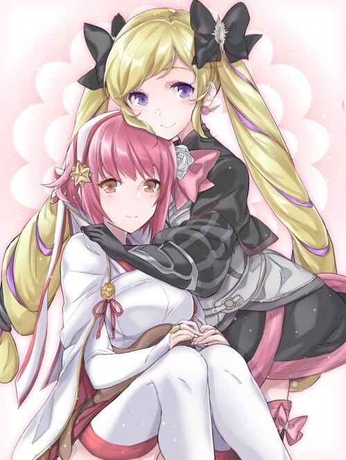  elise and sakura fire emblem and 1 more drawn by aiueo1234853 sample 2224bc4136d9faab149614e288fd89