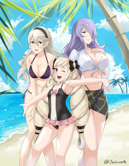  corrin corrin camilla elise and elise fire emblem and 2 more drawn by j ck sample bb787f00905545973
