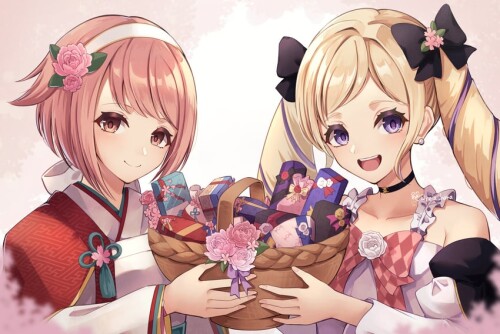  elise sakura sakura and elise fire emblem and 2 more drawn by reia hana sample fa20246e745479ce30b9