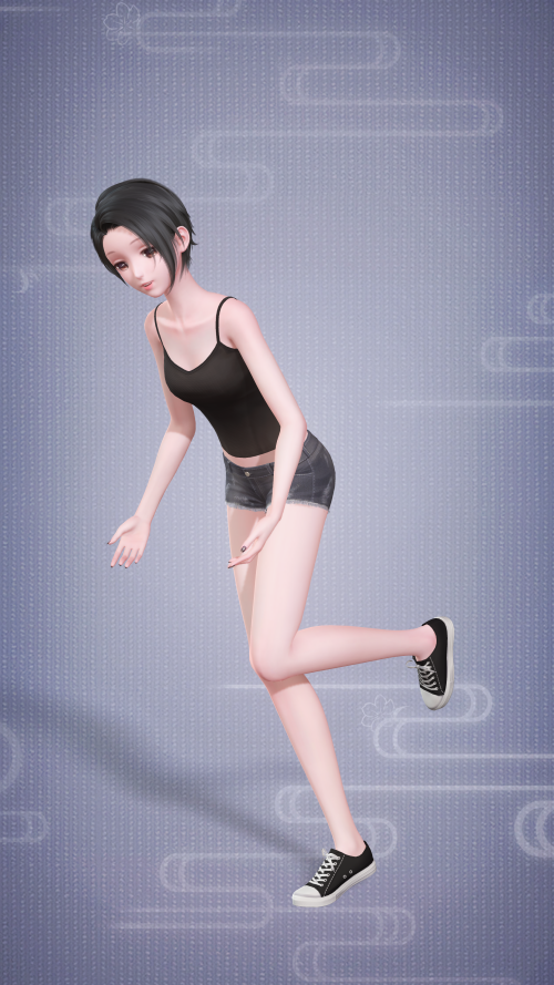 291 - Silver Tide Dreams Event - Pull Rewards Shop Baby Nikki Pair Pose Set 1 (collect 8 pieces of t