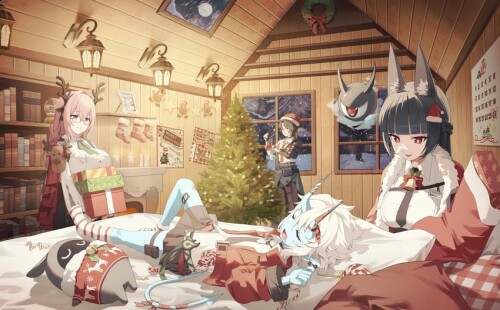  hoshimi miyabi tsukishiro yanagi soukaku and asaba harumasa zenless zone zero drawn by nagul sample
