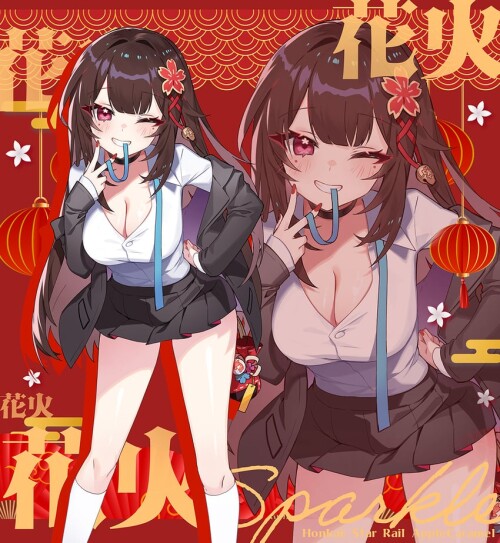  sparkle honkai and 1 more drawn by apple caramel sample bd715f91b7939397ce640695c8b7267d