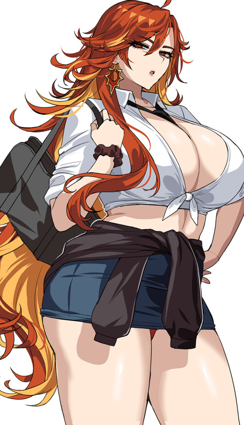  simon and mavuika genshin impact drawn by hella p 4e5477dba61c83b49e42856daef14784