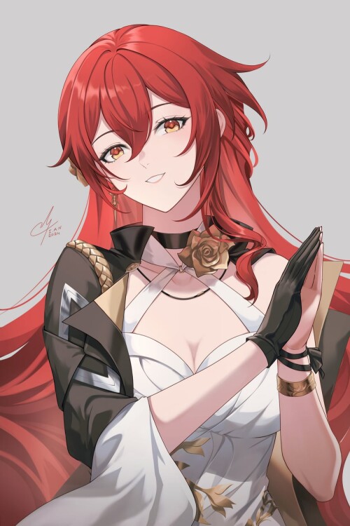  himeko honkai and 1 more drawn by i a n sample cb0387a250ab8e9d8d99660e986bf40c