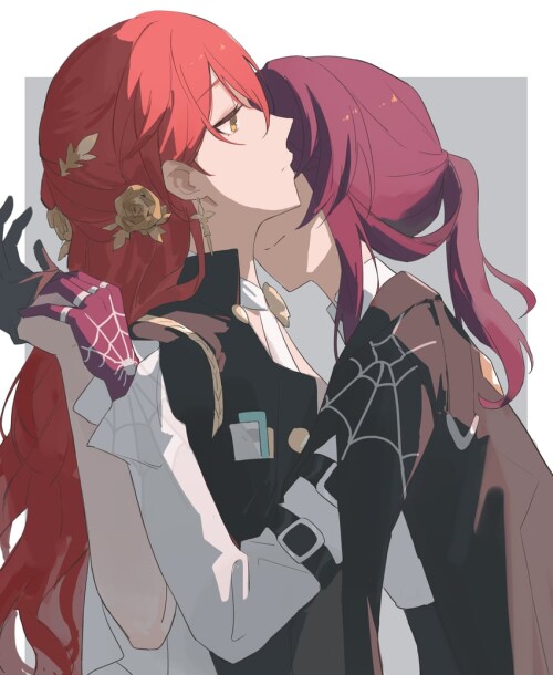 kafka and himeko honkai and 1 more drawn by was775 sample eee14a9f30664667259a61c55ad7ca16