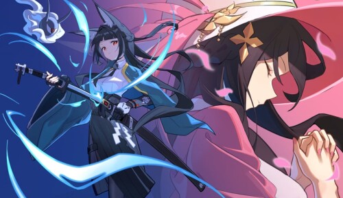  hoshimi miyabi and tailless zenless zone zero drawn by hapwind sample ed8040a1cb684bbbe0d8c30ef4c78