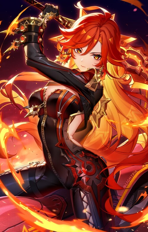  mavuika genshin impact drawn by lightria sample 43e3f486f79a7fddc92c703293798133