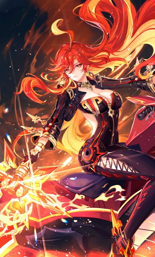  mavuika genshin impact drawn by vardan sample 6874c441b25e596f05b0a73beb39e20a