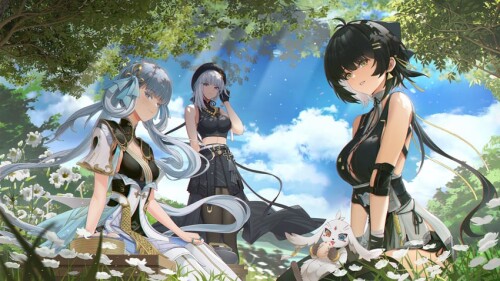  rover female rover jinhsi sanhua and abby wuthering waves drawn by lan liyu renzi sample 78d0be7d77