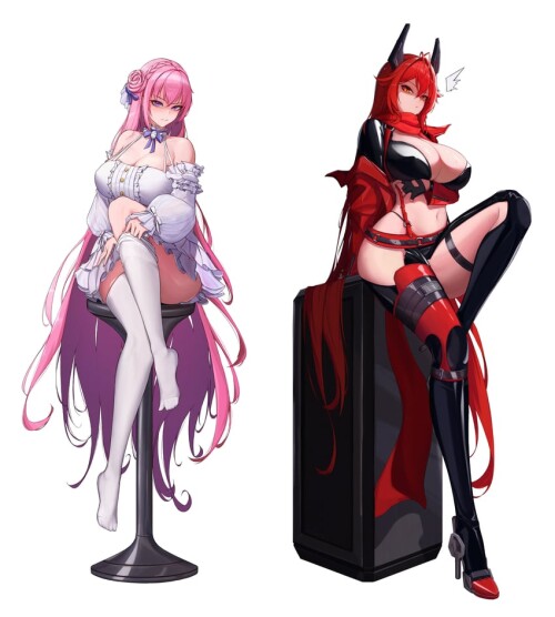  red hood and dorothy goddess of victory nikke drawn by siyeong sample 41db848f21f7874f61499217b8218
