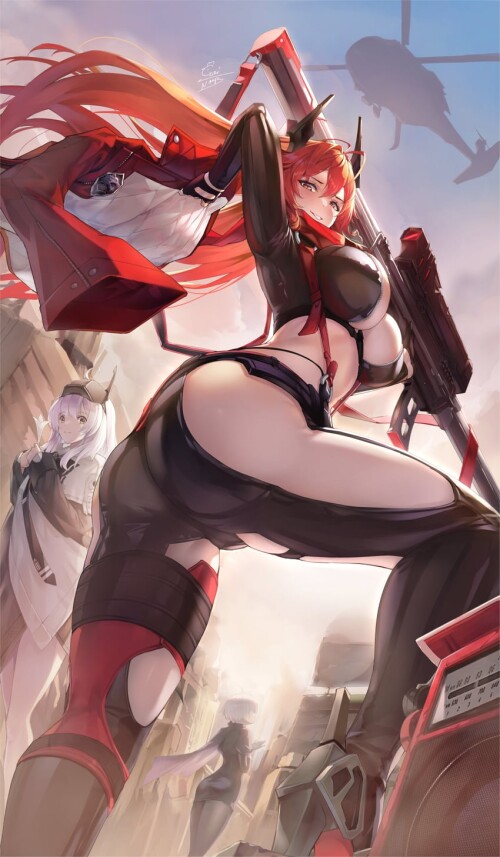  red hood snow white snow white and liliweiss goddess of victory nikke drawn by gainoob sample 84769