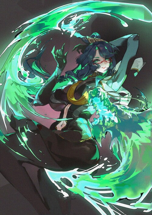  xianyun genshin impact drawn by huabuwandefeng sample e6881aff245713d3ba7954780a885333