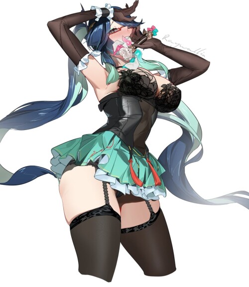  xianyun genshin impact drawn by raywallin sample ddc0c232b828a16b5759cea7d71c3f71