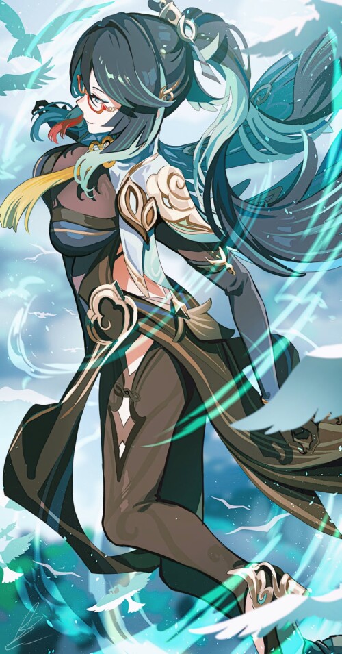  xianyun genshin impact drawn by shibuki kamone sample 6b4ce8f0a553f6dec296b42517983e75