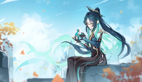  xianyun genshin impact drawn by xena rai sample c9e3bbb3aa47c2750a93933692945753