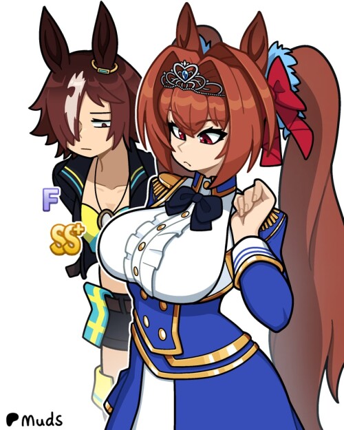  daiwa scarlet and vodka umamusume drawn by muds sample 93889cb9b886d1b14da238f106638f2a
