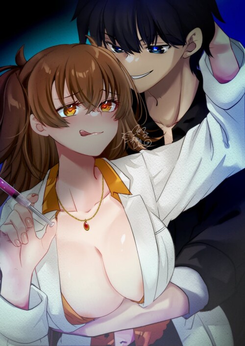  nanaya shiki and dr arach tsukihime and 1 more drawn by shimotsukishin sample dd10b09a429cc6ef63a67