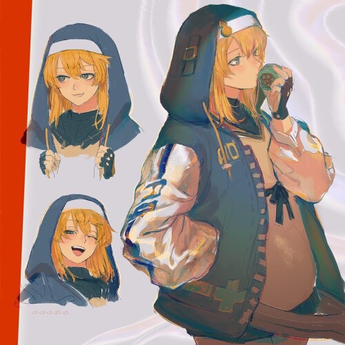  bridget guilty gear and 1 more drawn by yszlr sample 0997c6279fb49d57fead7094668082d2