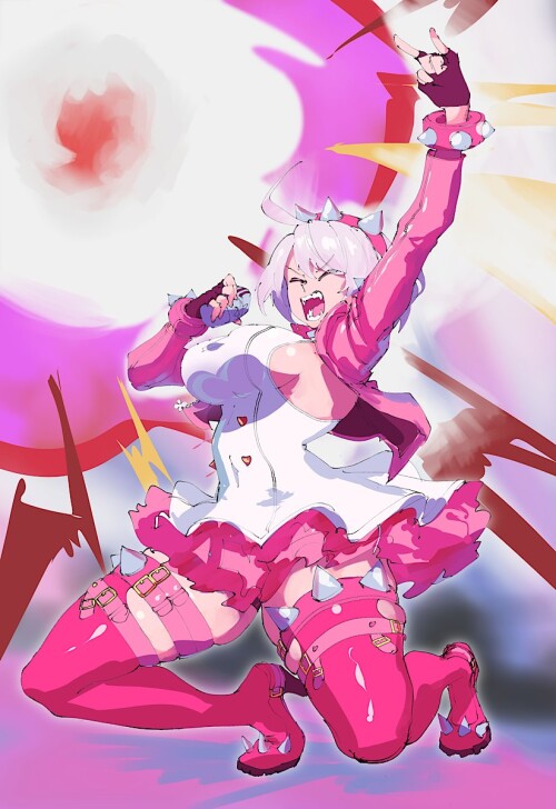  elphelt valentine guilty gear and 1 more drawn by arqa 78b745f9bca436a1995c1330ec9e06c7