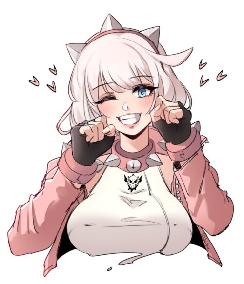  elphelt valentine guilty gear and 1 more drawn by shinibun sample dcbde0b3a635a635133e56e2f9ffc2cc