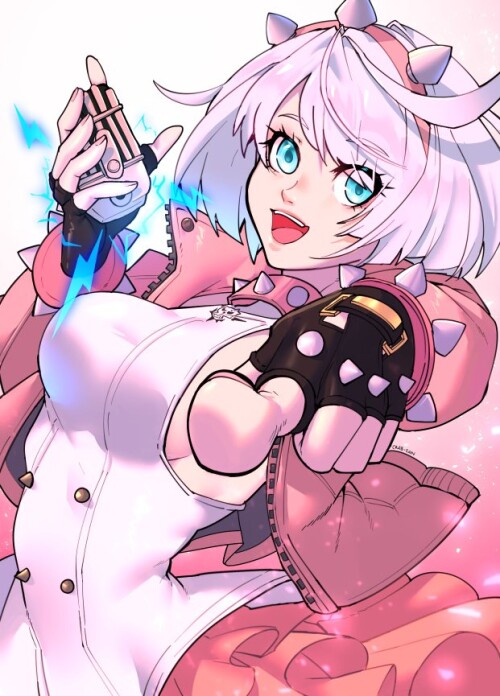  elphelt valentine guilty gear and 1 more drawn by crab san d2020edd0b8a21a1e69cedac55ca67cd