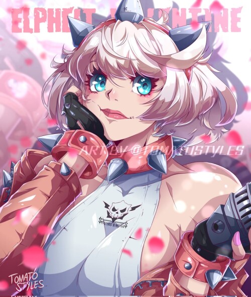  elphelt valentine guilty gear and 1 more drawn by tomato styles sample c27bfb076507f0b49defeb6b8230